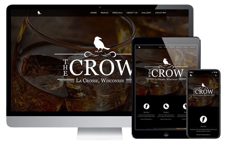 The Crow - La Crosse, WI, Website Design & SquareSpace Development
